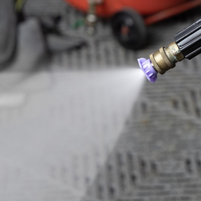 1 шт., форсунка для распыления воды в 4 направлениях с быстрым соединением 1/4 дюйма, наконечники для распыления воды с низким давлением для мойки высокого давления