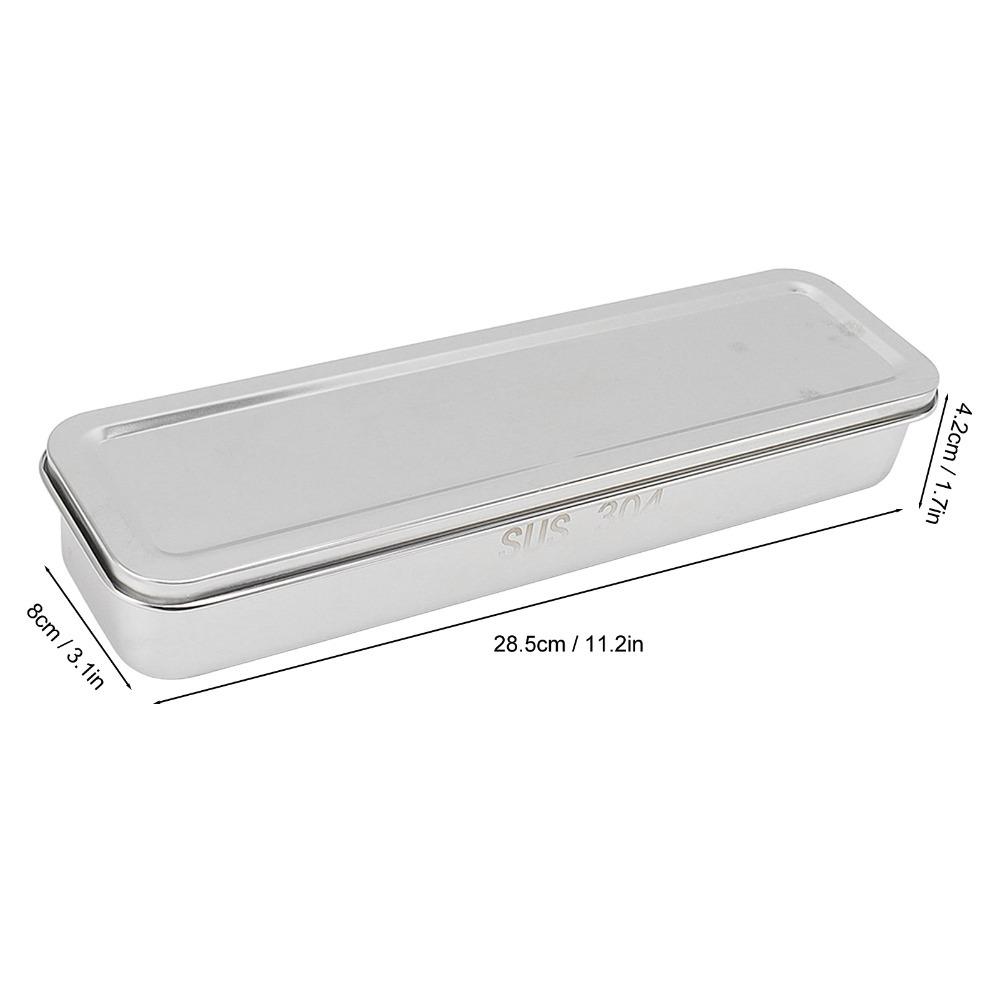 Rustless Steel Chopstick Storage Box Multi Color Utensil Organizer Tableware Draining серебряный