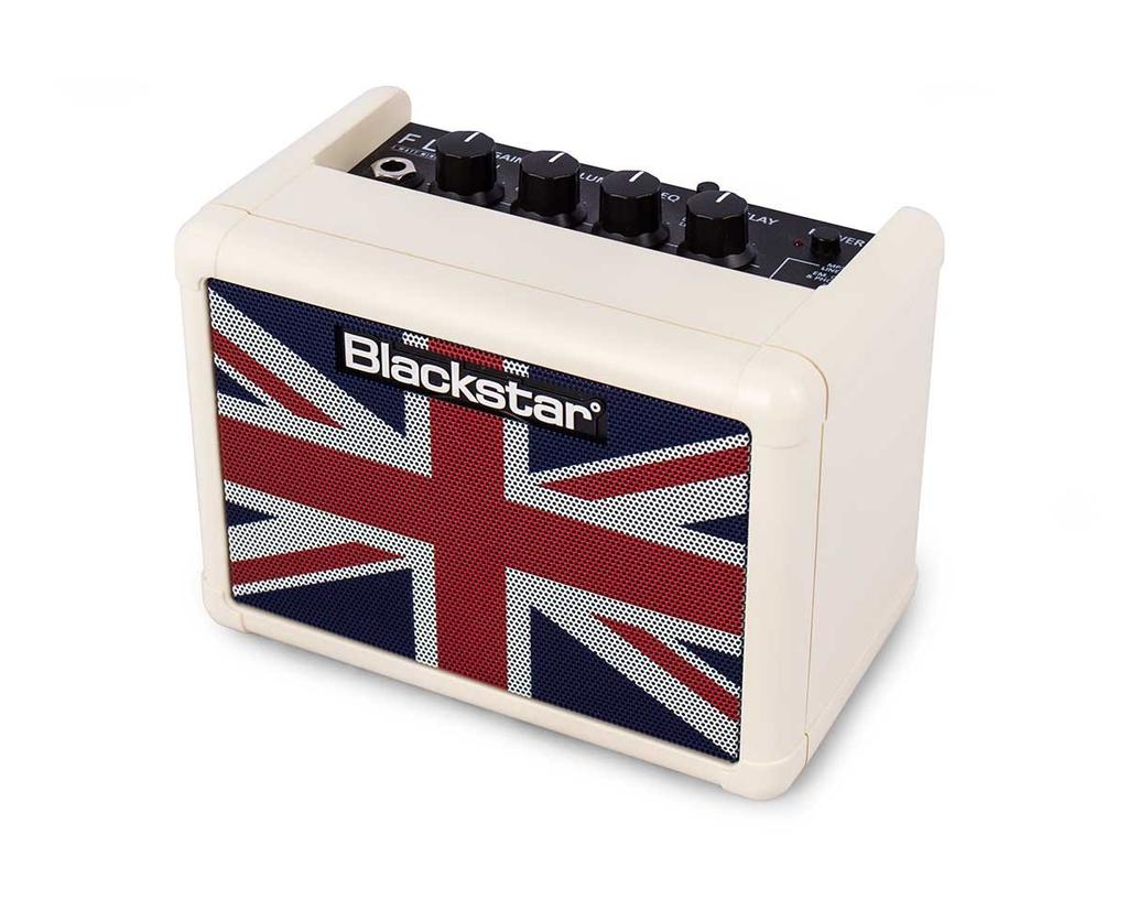 Blackstar Blackstar Kompaktowy Wzmacniacz Gitarowy FLY3 Flaga Zjednoczonego Królestwa Idealny do Domu Kremowy Ćwiczenia/Przenośny/Głośnik/Union Jack/3W