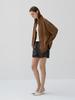 Verdemar Italian Suede Overfit Shirt Jk_Mocha Mousse