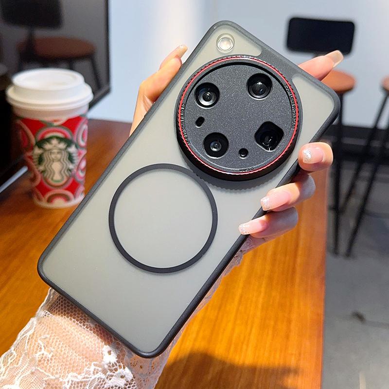 For Oppo Find X8 Ultra 5G Case Compatible with MagSafe TPU+PC Matte Phone Back Cover