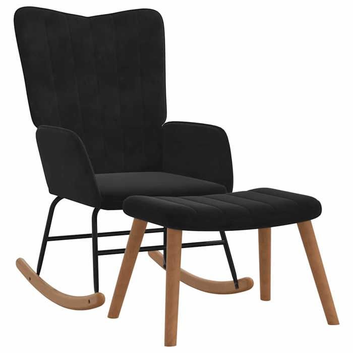 VidaXL Rocking Chair with Footrest Relaxation Chair Recliner Living Room Lounge Chair 327760