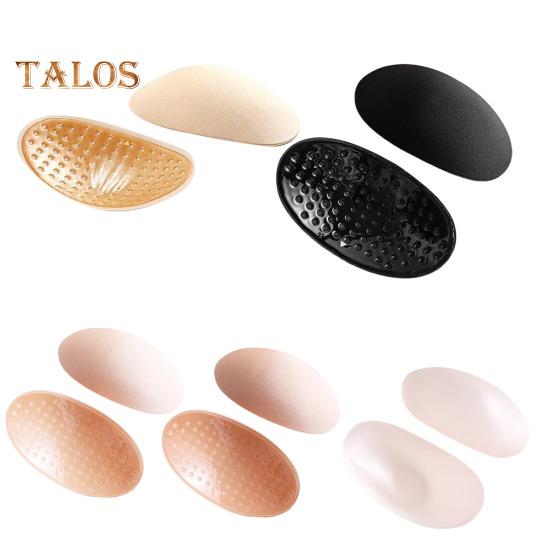 1 Pair Shoulder Pads for High Low Shoulders 3D Self Adhesive Silicone Anti-Slip Sponge Shoulder Push-up Pad Sweat-proof Smooth Curves DIY Clothes