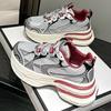 Paris platform dad shoes new spring and autumn breathable mesh heightening casual sports shoes single shoes