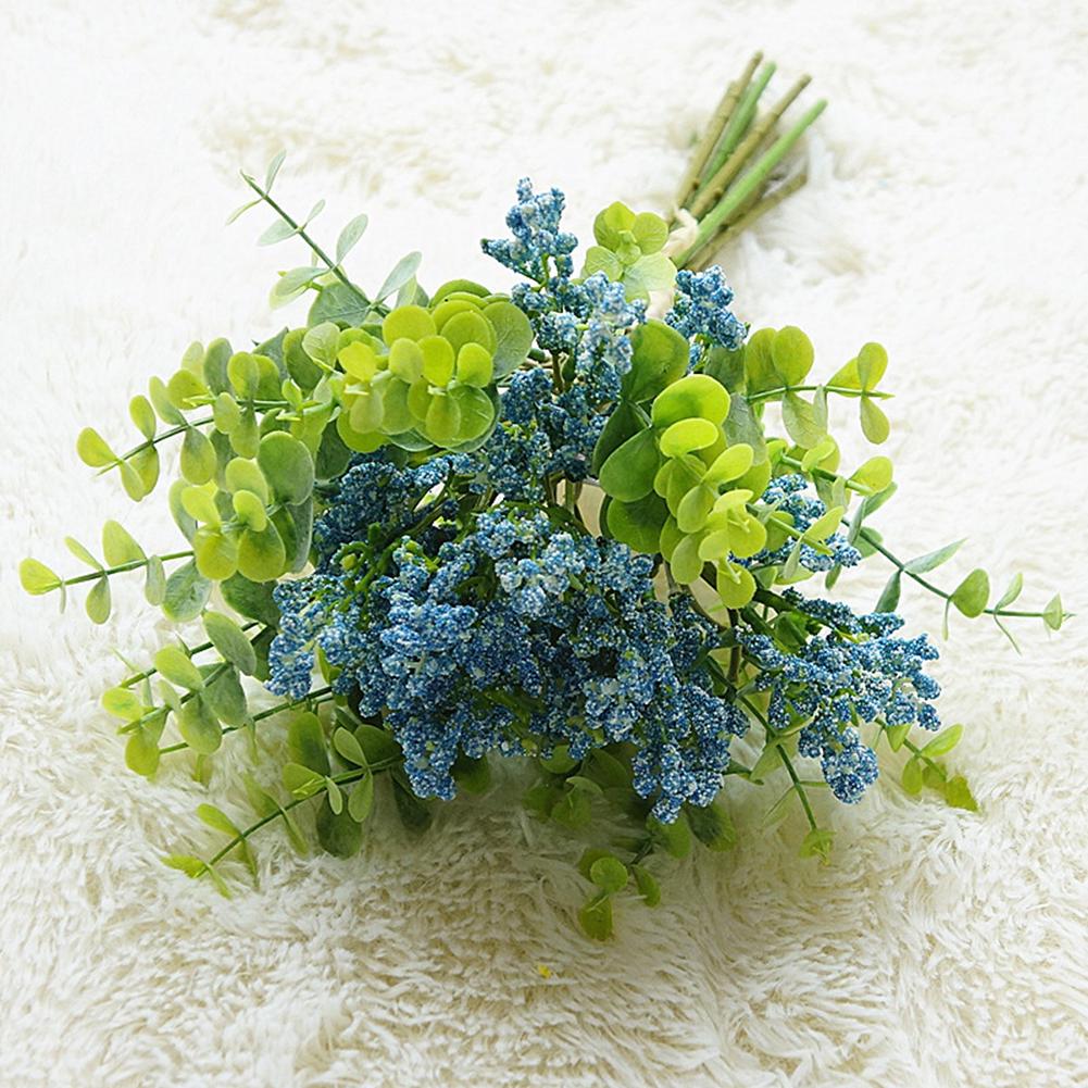 1Bouquet Künstliche Vanillefrucht Eukalyptusblätter Hochzeit Party Home Art Decor Weihnachtsschmuck