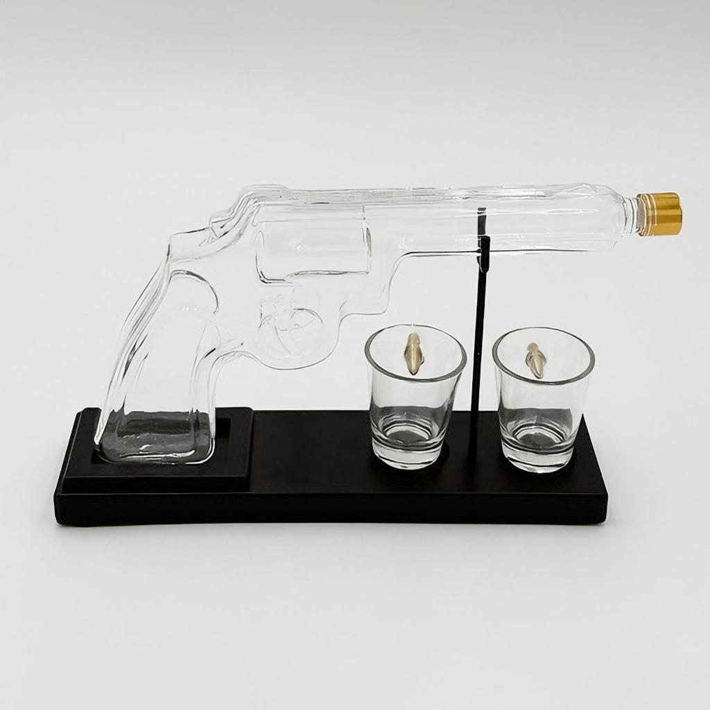 Whisky Decanteerfles Helder Glas Alcohol Decoratie Whisky Fles Decoratie voor Mannen Vader Papa Bar Verjaardag Huis Pensioen Kerstmis