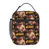 1 Piece For Students Food Container Blob Cartoon Portable Pocket Mr Blobby Zipper Closure Aluminum Foil Food Pouch For Travel