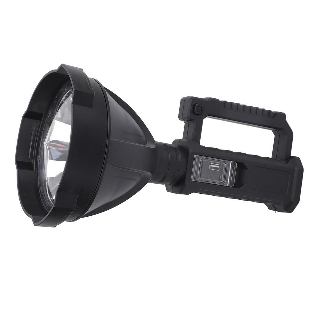 LED Spotlight USB Port Waterproof Rechargeable Handheld Long Range Outdoor Flashlight for Field Exploration Camping