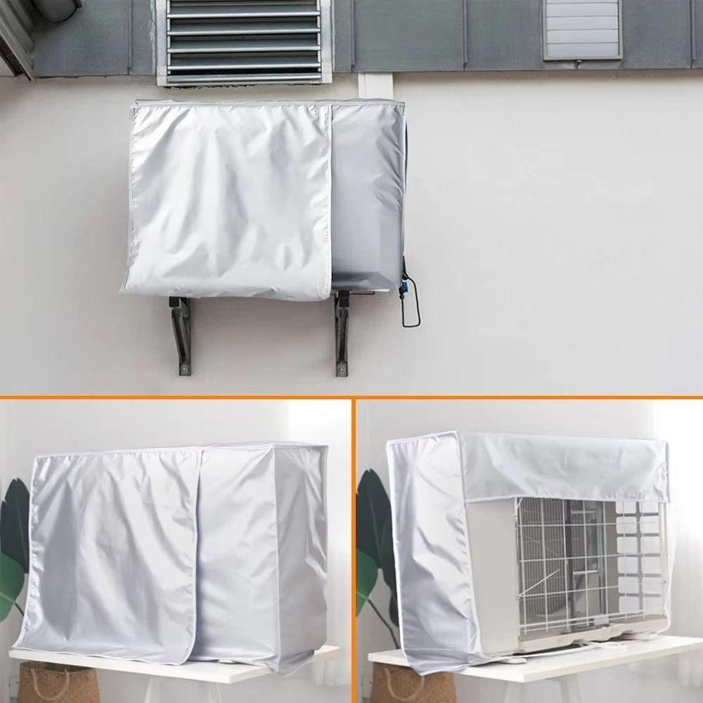 Dust Cover Air Conditioner Cover Waterproof Sun Rainproof Cover Cleaning Cover All Four Seasons