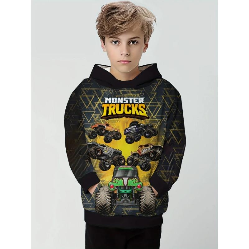 

Autumn 3D Sport Car Printed Hoodies Fashionable Casual Sports Long Sleeved Children s Boy Hooded Sweatshirts 160