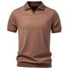 Men's Tencel Polo Shirt, Silky Drape Business Casual Polo, Seagull Collar Old Money Style Polo Top