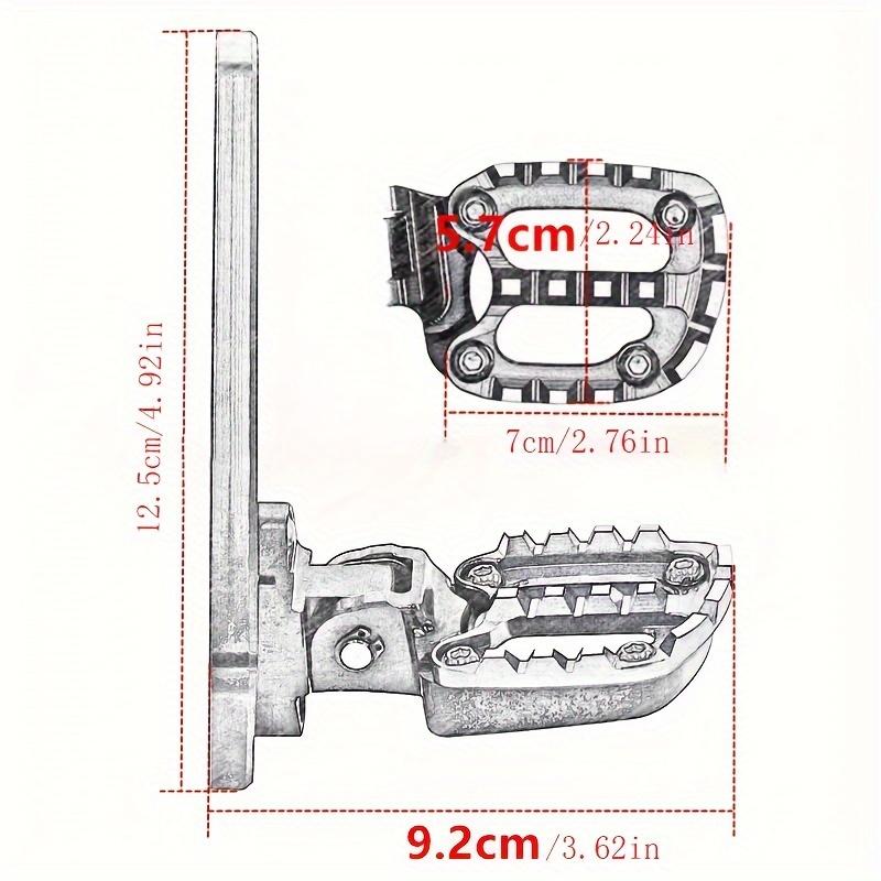 Motorcycle Accessories Foldable Passenger Pedal CNC Footrests Foot Pedal For HONDA XADV750 Xadv-750 2025-2025