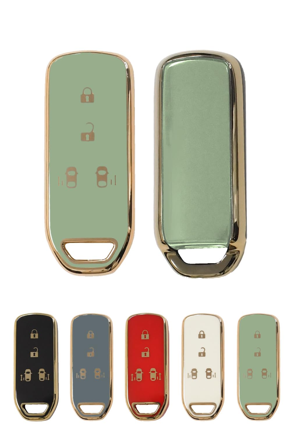 

[shizukawill] DriveLife Smart Key Case Honda Key Case Key Chain Car Smart Key , green Honda (HO12) зелёный