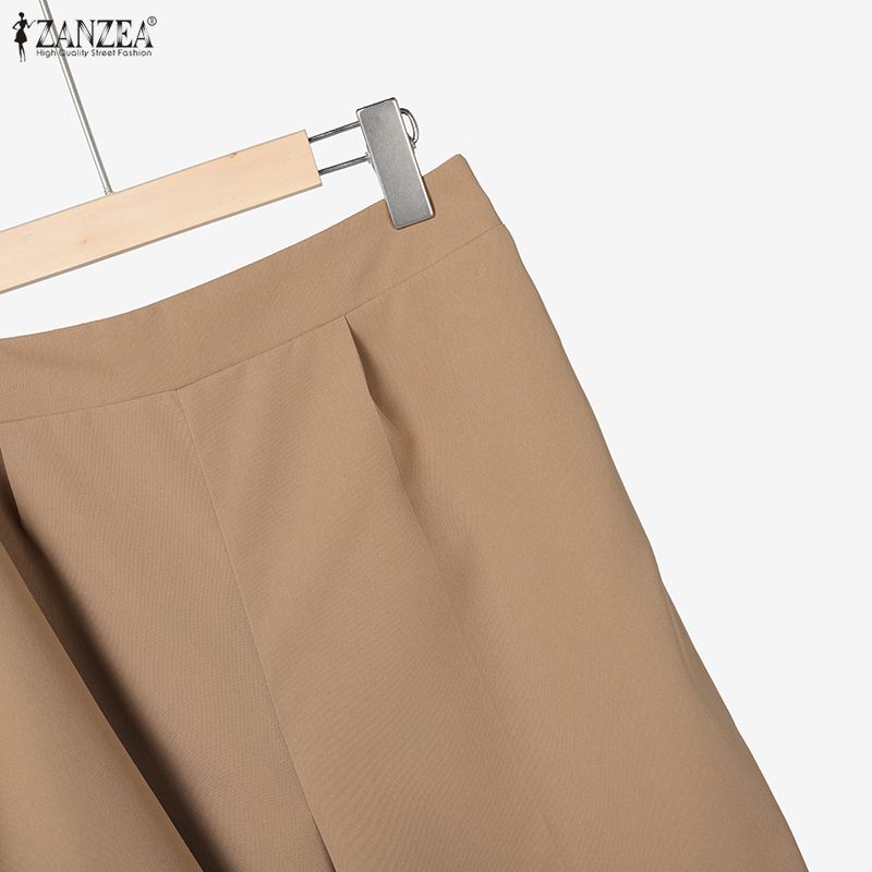 ZANZEA Ensembles tailleur deux pièces décontractés pour femmes avec blazer à manches longues et pantalon