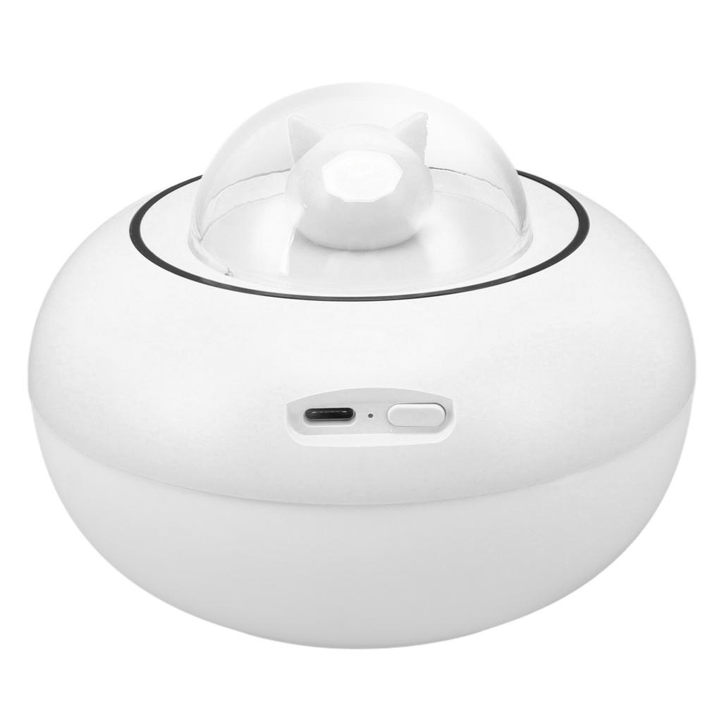 Mini Humidifier Cute Cat Sculpture Portable Quiet Desktop Air Humidifier for Home Office USB Plug