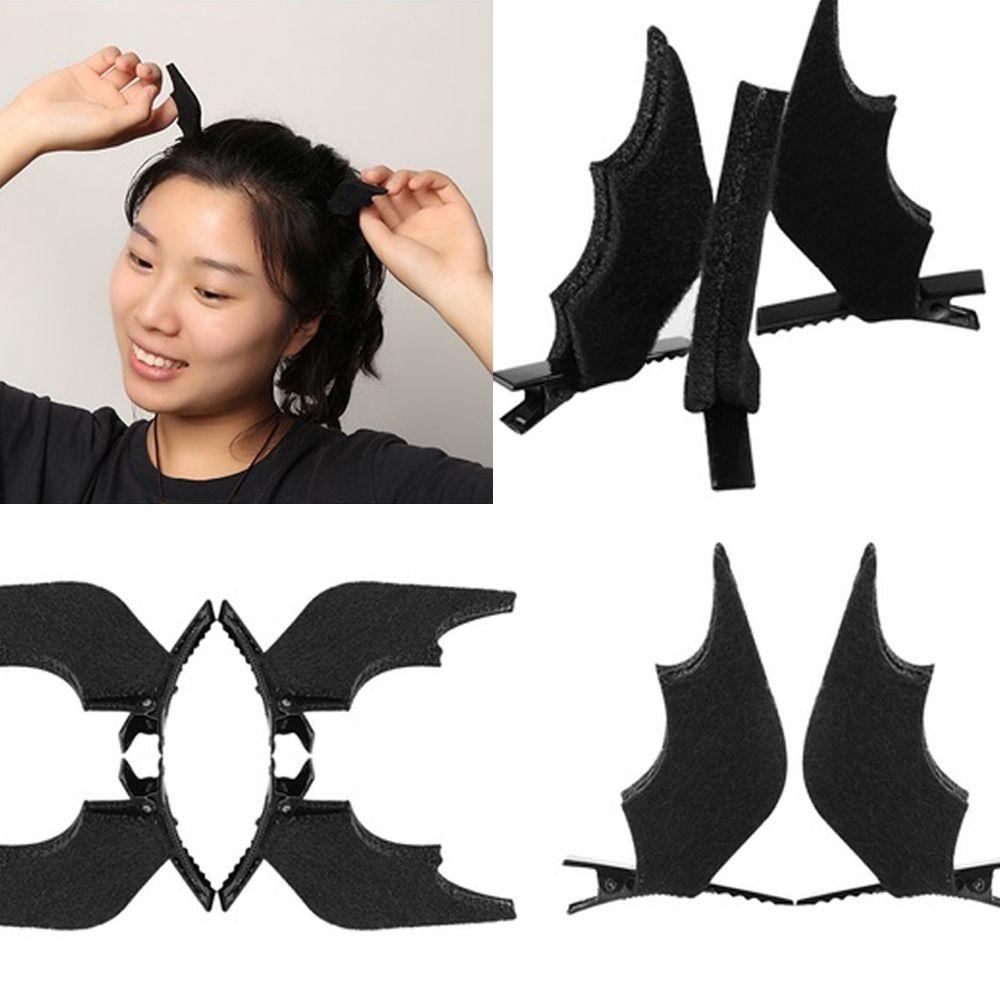 Mode Damen Cosplay Baby Verkleidung Halloween Mädchen Fledermausflügel Haarspangen Haaraccessoires Haarnadeln