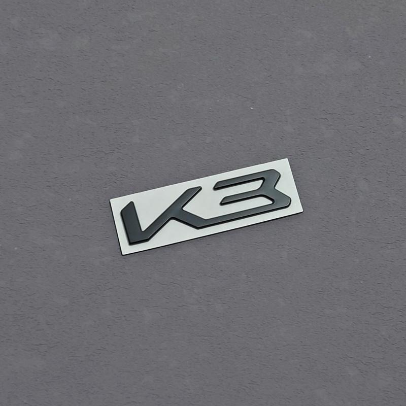 Car Styling Metal Car Trunk Letters Decals Sticker For Kia New K3 K5 K8 Badge Emblem Stickers Black Red Iaz214
