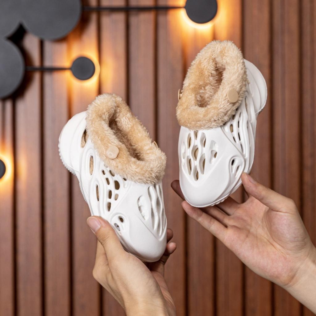 Thick Soled, Men's and Women's, Children's Cotton Shoes, Baby Shoes, Warm, Hairy Shoes, Plush, Thickened, Warm Shoes