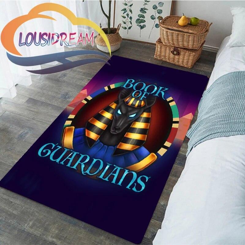 Horus Zeul egiptean antic Ochiul Egiptului Faraonul Anubis fata. Sufragerie moale Covor Acasă Covoraș copii