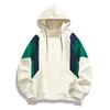 Herre Color Block Hettegenser Sweatshirt Langermet Hettegenser Snøring Pullover Skjorte Utendørs Gåturer Bluse Med Lomme