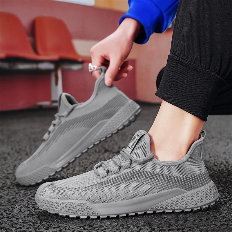 Men's Shoes Summer Breathable 2025 New Fly-woven Thin Mesh Shoes Men's Mesh Casual Sports Work Trendy Shoes