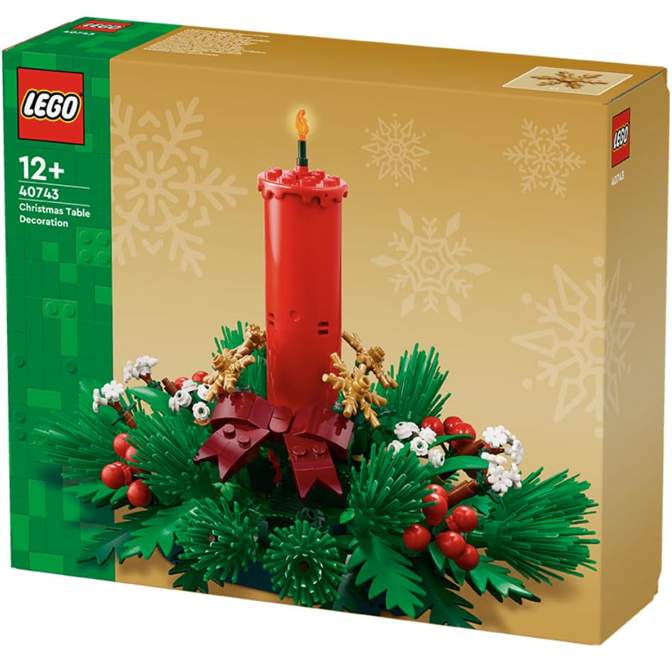 LEGO Christmas Table Decoration Centerpiece Assembly Set 40743 Ages 12+