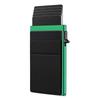 RFID-Protective Ultra-Thin Aluminum Card Holder - Anti-Skimming Metal Sleeve with Side Push Design.