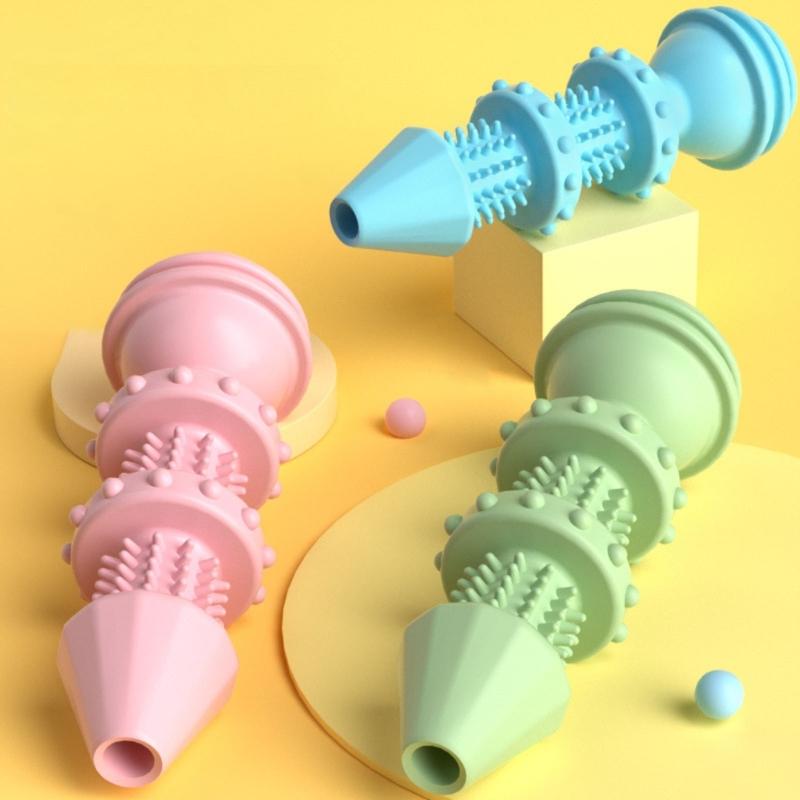 Dog Molar Supplies Dog Chew Toy Stick Soft Tooth Cleaning Massage Point Toothpaste Pet Toothbrush Molar Pet Toy
