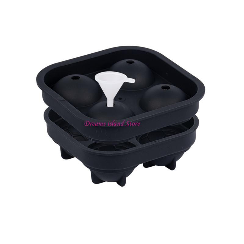 

Reusable Ice Balls Maker Mold with-Funnel Sports Balls Ice Balls Maker HX6C