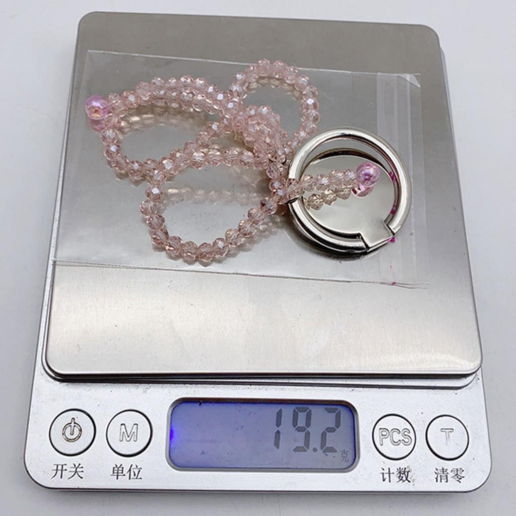 Koreański Uchwyt na Telefon z Kokardą Kryształowe Koraliki Zawieszka do Telefonu Uchwyt Pierścienie na Palce Podstawka Podpórka do Telefonu Akcesoria do Telefonu Komórkowego