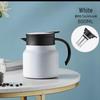 Stainless Steel Press-Type Vacuum Flask with Tea Infuser