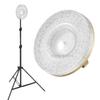 Rechargeable Magnetic Crystal Saucer Lamp: Portable Hanging Light for Camping and Outdoor Use