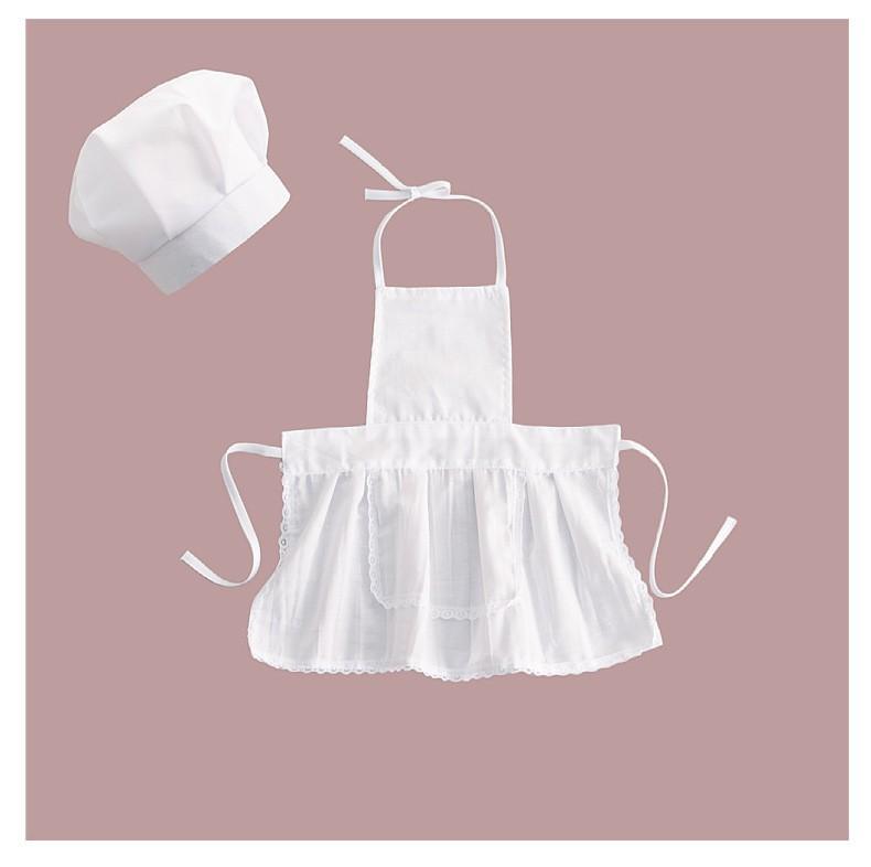 

Baby Chef Themed Photography Outfit Newborn Artistic Photo Prop with Chef Hat M
