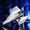 Fußballschuhe für Herren Damen Kunstrasen Hallenfußballschuhe Unisex Hoher Knöchel TF Fußballschuhe Jugend Trainingsschuhe
