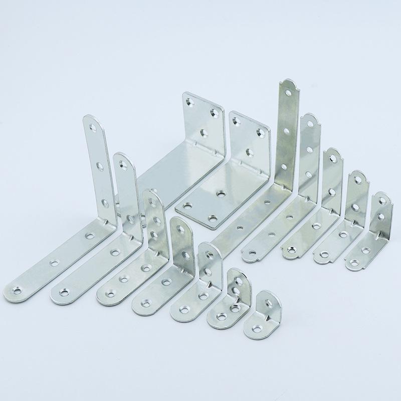 Consolă de colț în formă de L la 90° din oțel ranforsat pentru mobilier și rafturi