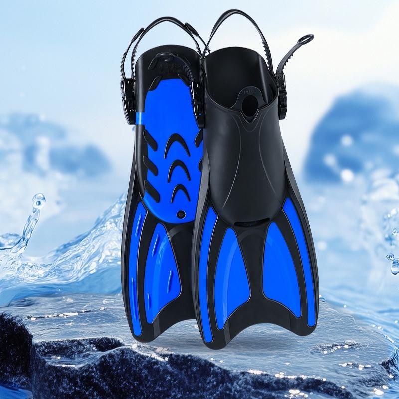 Hot! Adult Child Professional Diving Fins New Adjustable Training Frog Shoes Outdoor Sports Snorkeling Equipment Swimming Shoes