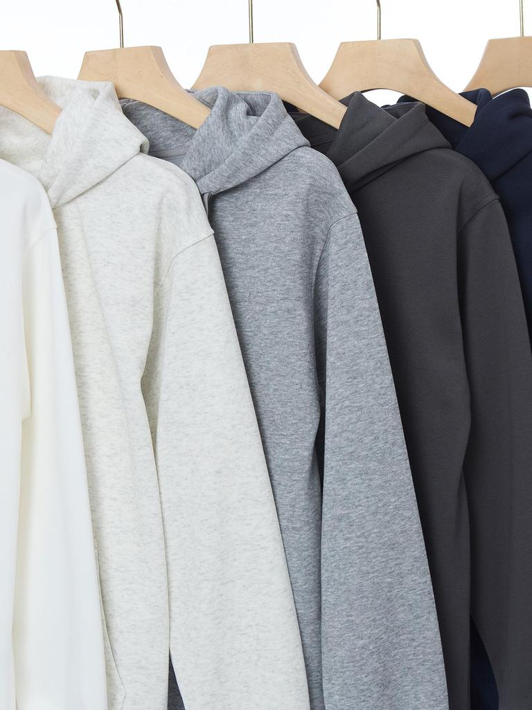Unisex Cotton Drop Shoulder Zipper Hoodie Cardigan for Autumn/Winter