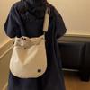 Duża torba worek na sznurku Damska torba crossbody Torba na ramię