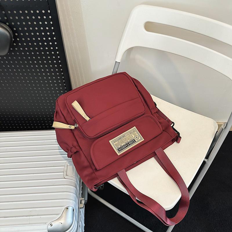 Unisex Large Capacity Messenger Bag - Korean & Japanese Style Student Commuter Shoulder Bag