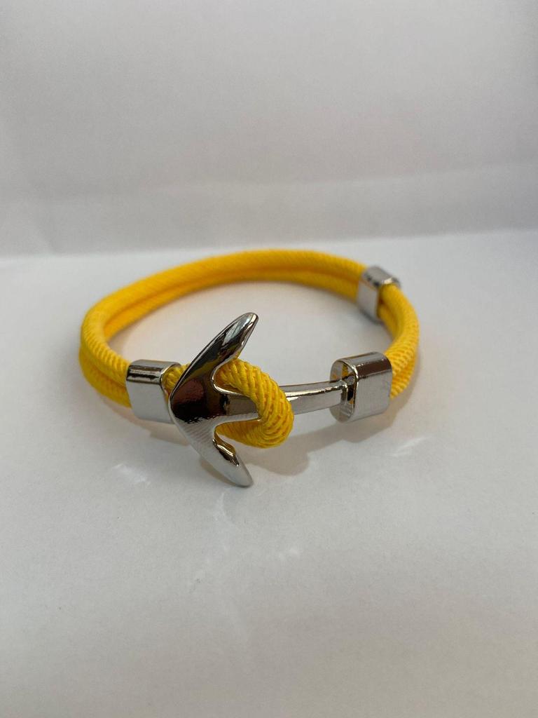 Anchor Men's Airplane Head Bracelet – Trendy European & American Style Polyester Rope