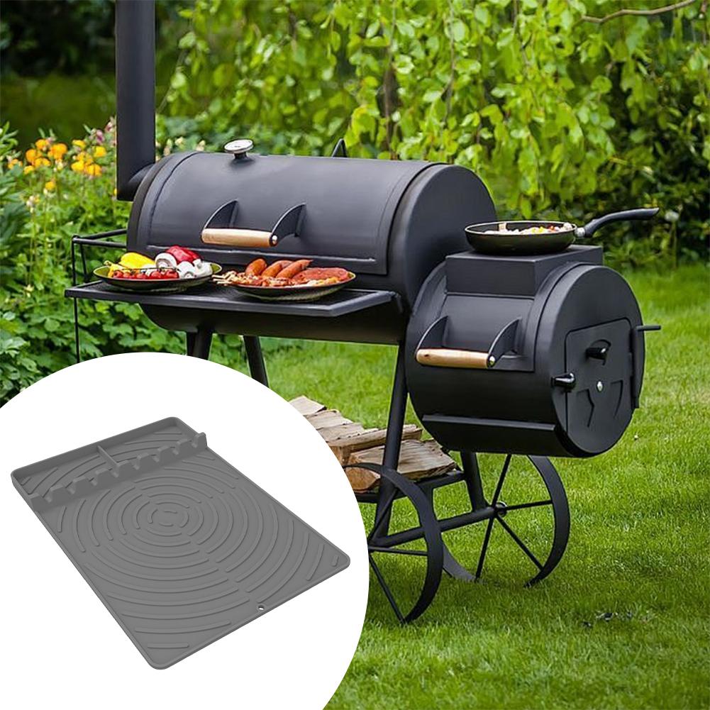 Silikon-Grillplatten-Matte für FlexFlame Grill-Pad BBQ-Zubehör für Outdoor-Grill Küchenarbeitsplatte