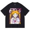 Camiseta Unisex de Algodão Pesado 230 Gsm 100% Algodão Estampa Sailor Moon V3 Minako