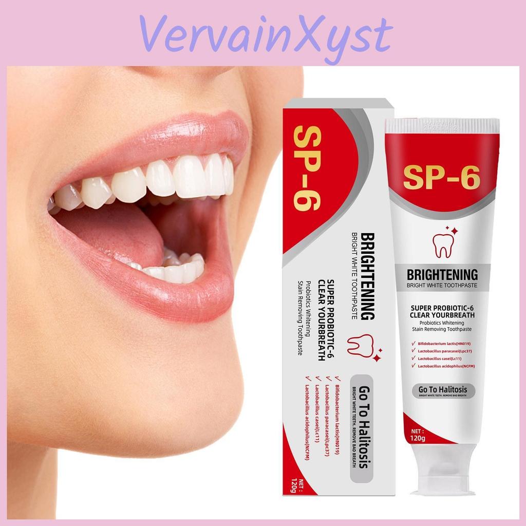 Sp Whitening Ultra 6 Sp 6 Toothpaste Ultra Whitening Toothpaste Sp 6 Probiotic Brightening Toothpastedeep Cleaning Care Toothpaste