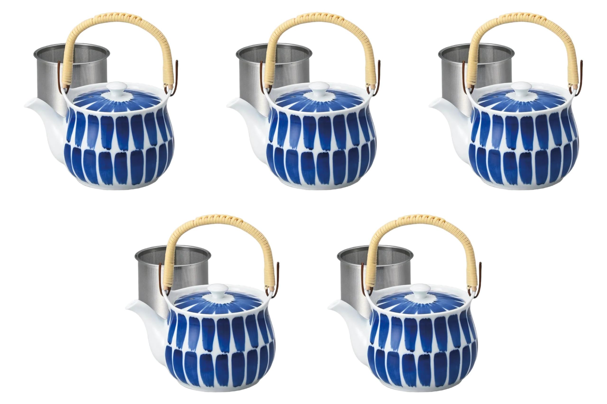 

Set of 5 Brushed SS4 Teapots x 10cm Arita Ware Hasami Setomonohonpo [11.5 (600cc)] Teapot, Ware,