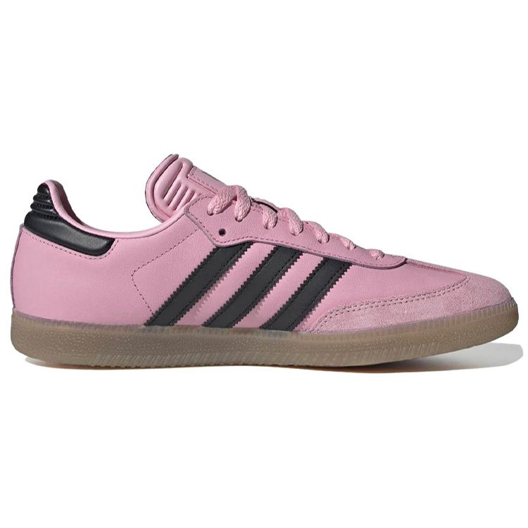 Lionel Messi x adidas Samba Inter Miami CF - Kit Domicile Baskets Homme Rose Rose Clair Noir Principal IH8158
