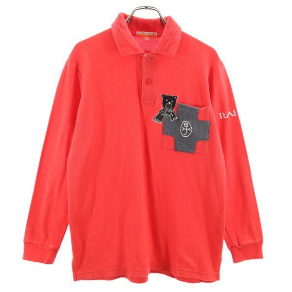 Castelbajac Sport Golf Long Sleeve Polo Shirt 1 Red Men's Used