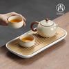 Shangyanfang Ru Kiln Ceramic Kung Fu Tea Set with Tray