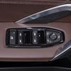 Glossy Black ABS Window Lift Switch Button Trim Frame For BMW X1 -2024
