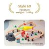 All Kinds of Wooden Track Set Wooden Railway Train Tracks Compatible with All Brands Wood Tracks Train Toys for Kids Gifts