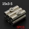 15x3-5mm Powerful with holes Neodymium Magnet N35 NdfeB Permanent Magnetic imanes Round Super Strong Fridge Magnets DIY
